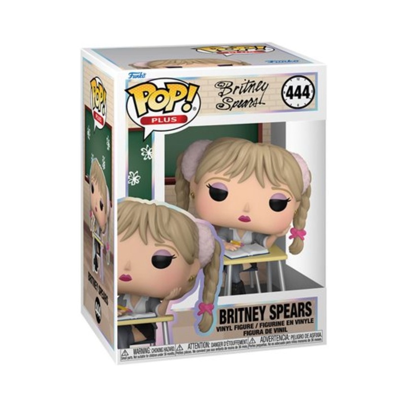 Britney Spears #444 Funko Pop! Plus - Baby One More Time - Approx. 3 1/2 " Collectible Vinyl Figure with Display Box Protector Case