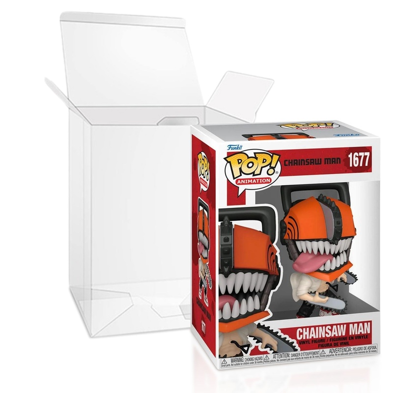 Chainsaw Man Funko Pop! Animation - Vinyl Figure 1677 with Display Box Protector Case