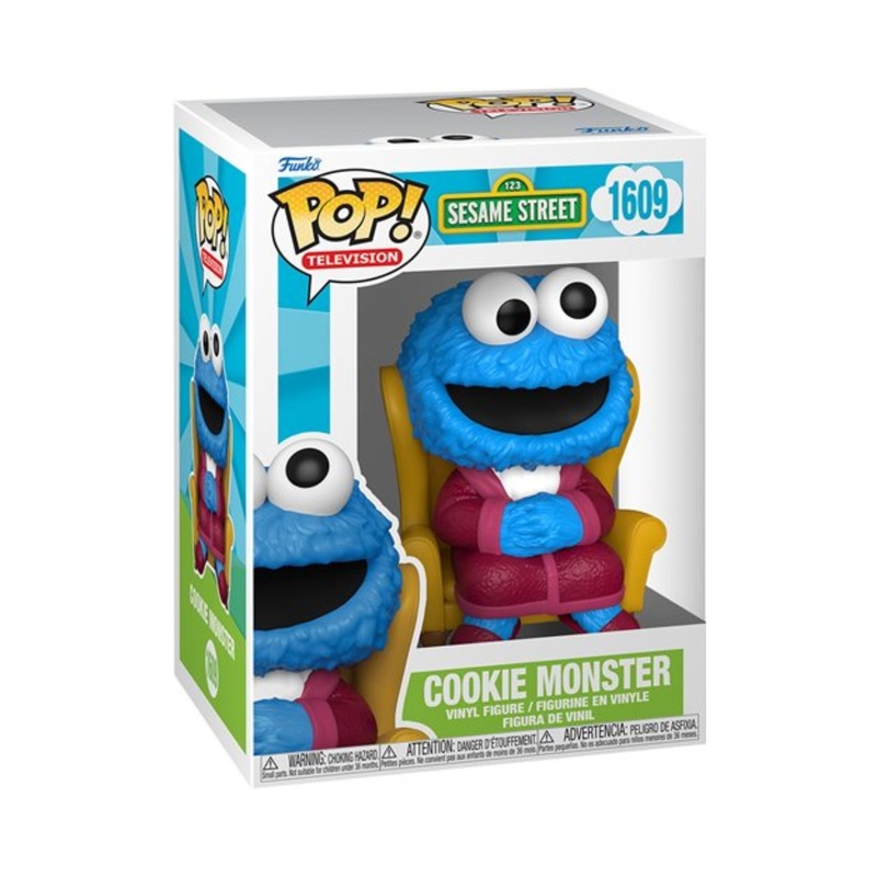 Cookie Monster as Alistair Cookie Funko Pop! Television: Sesame Street - Approx. 4" Collectible Vinyl Figure #1609 with Display Box Protector Case