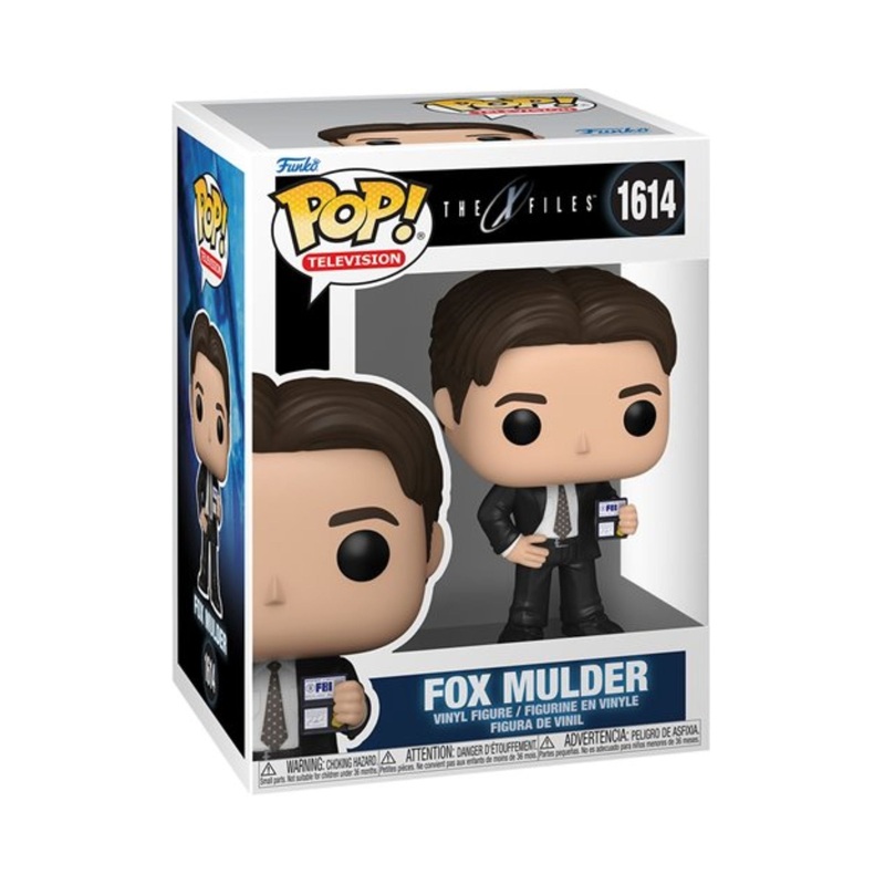 Fox Mulder Funko Pop! Television: The X-Files - Sci-Fi TV Series Character - Approx. 4" Collectible Vinyl Figure #1614 with Display Box Protector Case