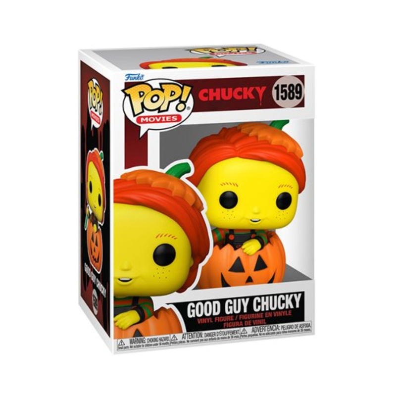 Good Guy Chucky Funko Pop! Halloween Movies - Collectible Vinyl Figure #1589  with Display Box Protector Case