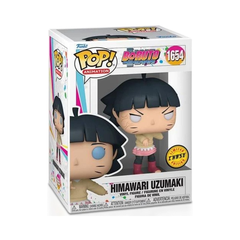Himawari Uzumaki Funko Pop! Animation Boruto - Naruto Next Generation - Approx. 4" Chase Limited Edition Collectible  Vinyl Figure #1654 with Display Box Protector Case
