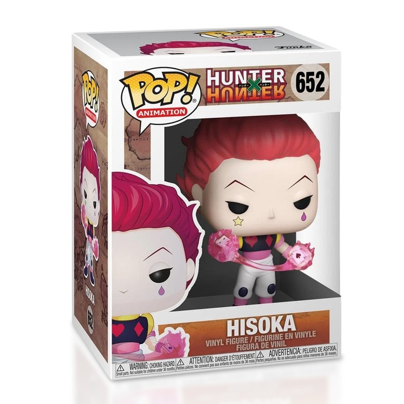 Hisoka Funko Pop! Animation Hunter x Hunter - Approx. 3 3/4" Collectible Vinyl Figure #652 with Display Box Protector Case
