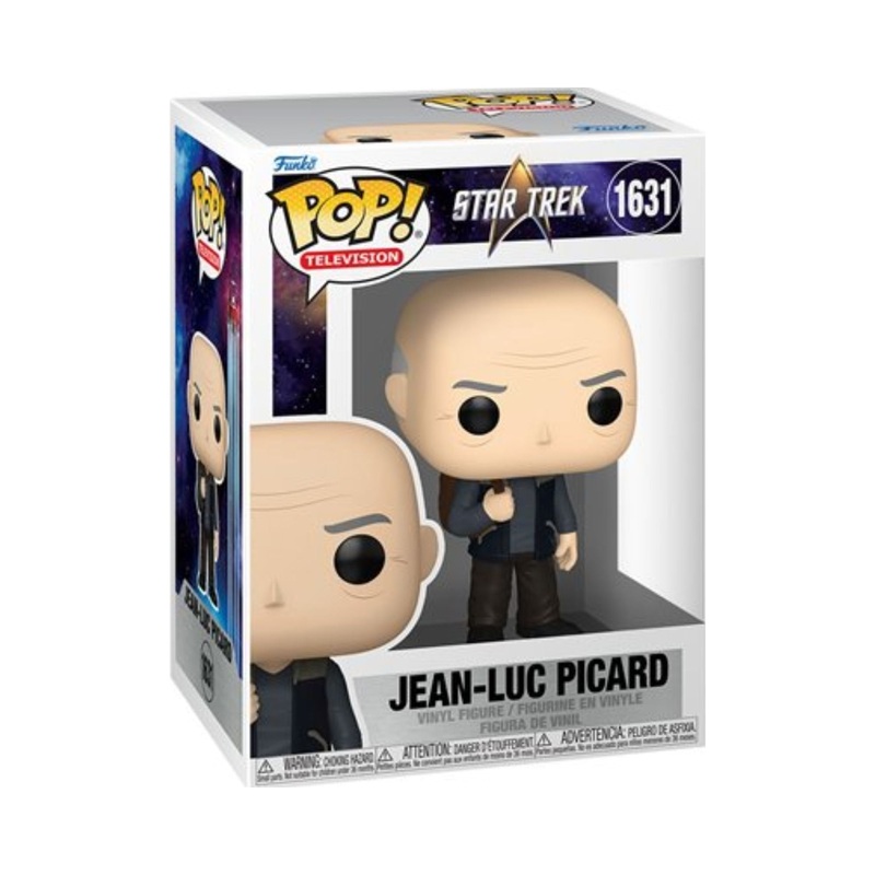Jean-Luc Picard Funko Pop! Television: Star Trek - Approx. 3 3/4" Collectible Vinyl Figure 1631 with Display Box Protector Case