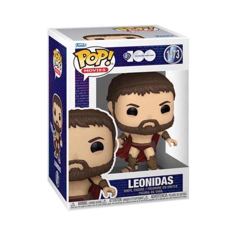 Leonidas Funko Pop! WB 100 Celebrating Every Story - Approx. 4"  Vinyl Figure #1473 with Display Box Protector Case
