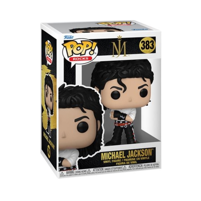 Michael Jackson Funko Pop! Rocks MJ (Dirty Diana) - Iconic Music Legend - Aprrox. 4 1/4" Collectible Vinyl Figure #383 with Display Box Protector Case