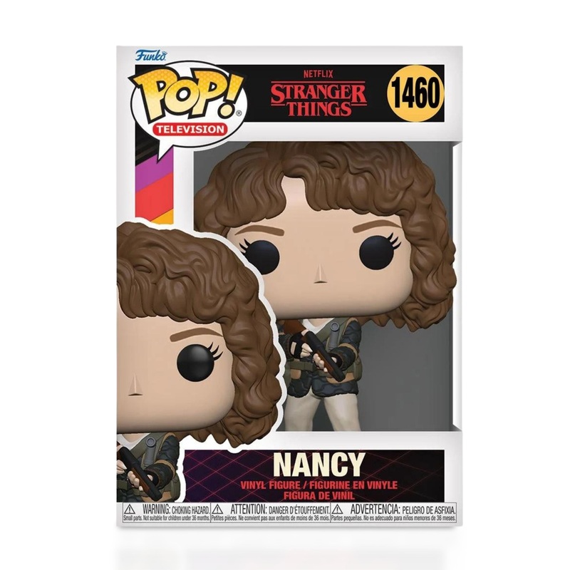 Nancy with Weapon Funko Pop! Television: Netflix Stranger Things Season 4 - Approx. 4" Collectible Vinyl Figure #1460 with Display Box Protector Case