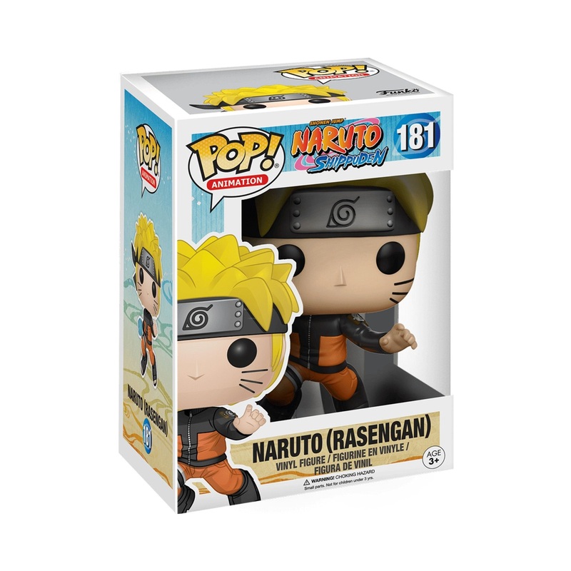 Naruto with Rasengan Funko Pop! Animation: Shonen Jump Naruto Shippuden - Approx. 3 3/4" Collectible Vinyl Figure #181 with Display Box Protector Case