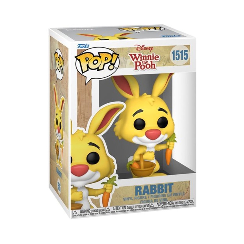 Rabbit Funko Pop! Disney Winnie The Pooh - Approx. 4" Collectible Vinyl Figure #1515 with Display Box Protector Case