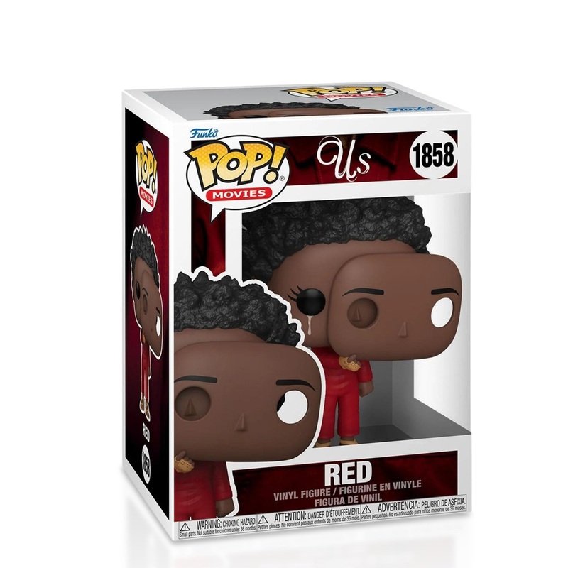 Red (Adelaide Wilson) Funko Pop! Movies: Us - Approx. 4 1/4" Collectible Vinyl Figure #1858 with Display Box Protector Case