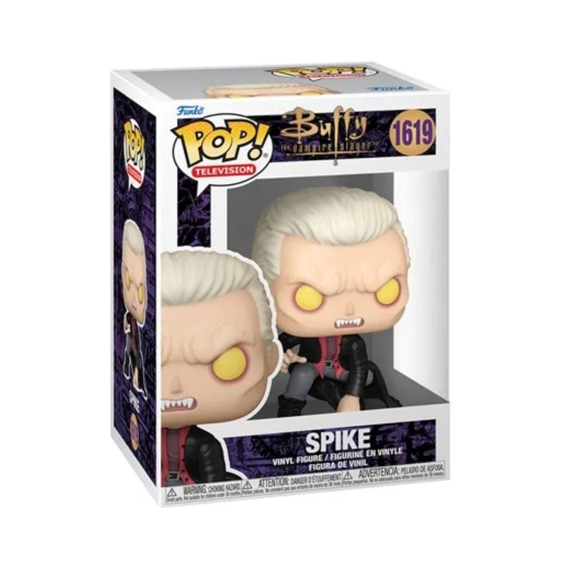 Spike Funko Pop! Television: Buffy The Vampire Slayer - Approx. 3 3/4" Collectible Vinyl Figure #1619 with Display Box Protector Case
