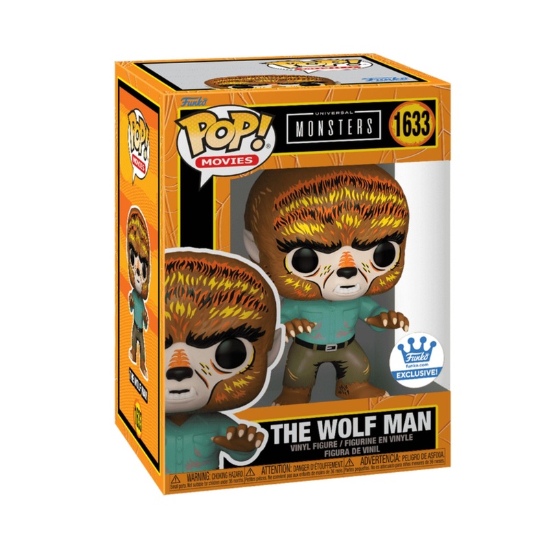 The Wolf Man Deco Funko Pop! Movies Universal Monster - Approx. 4.05" Exclusive Collectible Vinyl Figure #1633 with Display Box Protector Case