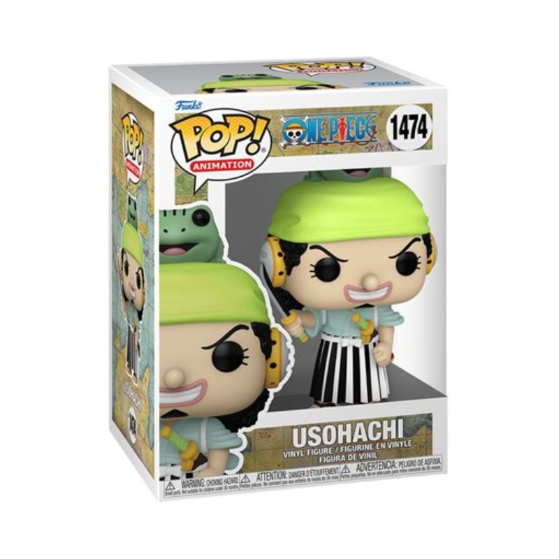 Usohachi Funko Pop! Animation One Piece - Vinyl Figure #1474 with Display Box Protector Case