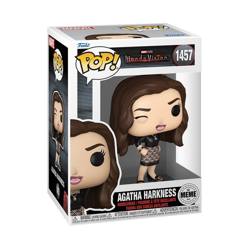 Agatha Harkness Winking Funko Pop! Wanda Vision - Approx. 4" Collectible Meme Vinyl Figure #1457 with Display Box Protector Case
