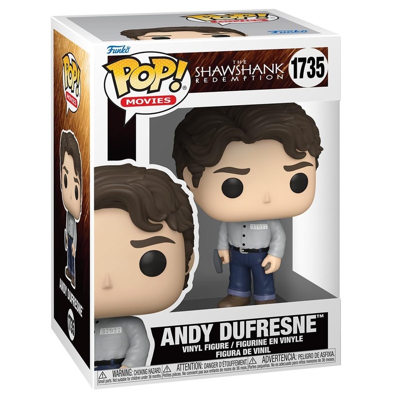 Andy Dufresne Funko Pop! Movies: The Shawshank Redemption - Approx. 4" Collectible Vinyl Figure #1735 with Display Box Protector Case