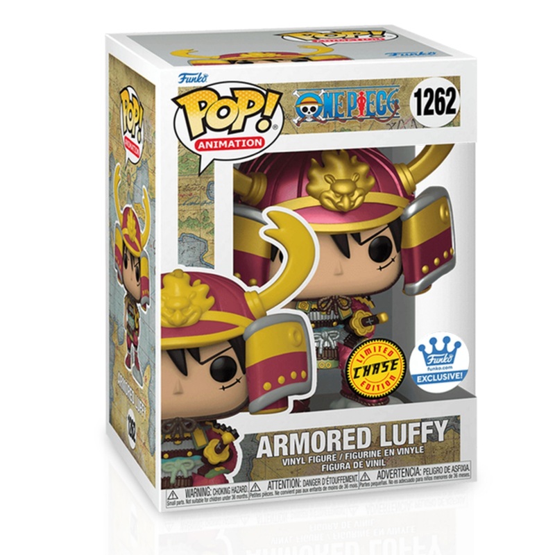 Armored Luffy #1262 Funko Pop! Animation One Piece - Approx. 4.52" Collectible Exclusive Chase Limited Edition Vinyl Figure
