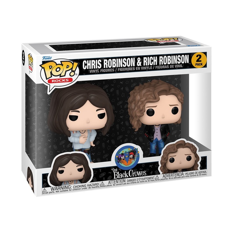 Chris Robinson and Rich Robinson Funko Pop! Rocks The Black Crowes - Approx. 3 3/4" Collectible 2 Vinyl Figures