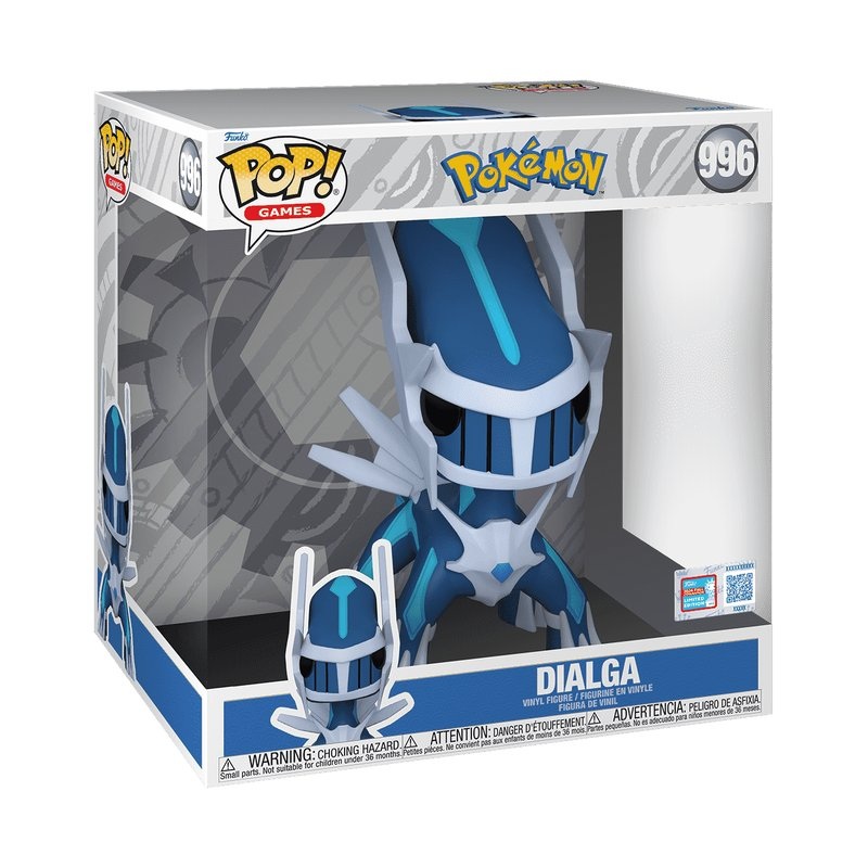 Dialga #996 Funko Pop! Games Pokemon - NYCC 2024 Exclusive - Approx. 10" Collectible Limited Edition Jumbo Vinyl Figure