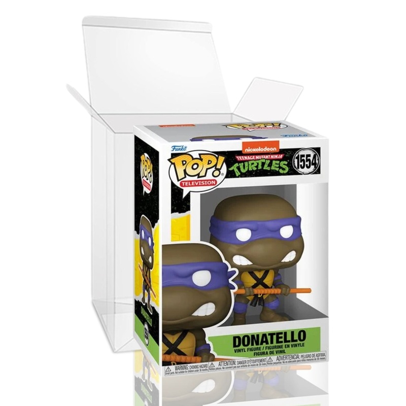 Donatello with Bo-Staff Funko Pop! Television Nickelodeon Teenage Mutant Ninja Turtles - Approx. 3 1/2" Collectible Vinyl Figure #1554 with Display Box Protector Case
