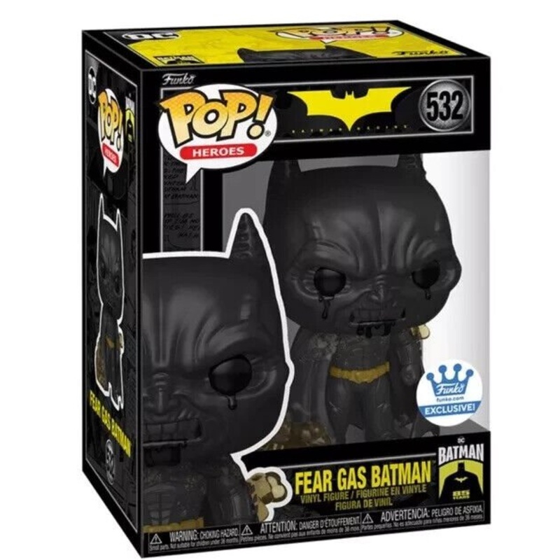 Fear Gas Batman Funko Pop! Heroes Batman Begins 85th - Approx. 4.25" Collectible Exclusive Vinyl Figure #532 with Display Box Protector Case