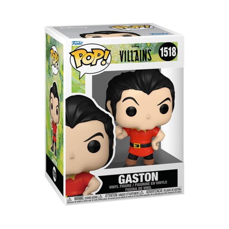 Gaston Funko Pop! Disney Villains Beauty and the Beast - Approx. 4 1/4" Collectible Vinyl Figure #1518 with Display Box Protector Case