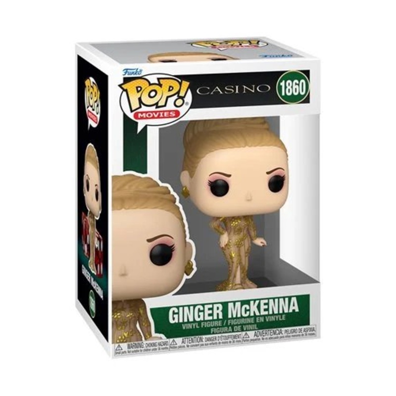 Ginger McKenna Funko Pop! Movies Casino - Approx. 4" Collectible Vinyl Figure #1860 with Display Box Protector Case