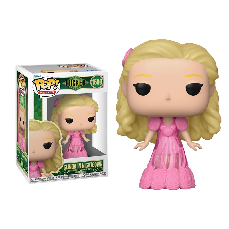 Glinda in Nightgown Funko Pop! Movies: Wicked Part 1 - Approx. 3 3/4" Collectible Vinyl Figure #1699 with Display Box Protector Case