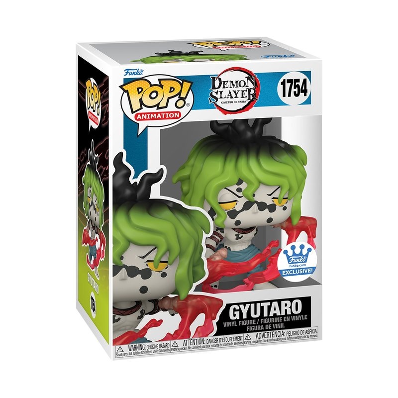 Gyutaro Blood Attack #1754 Funko Pop! Animation Demon Slayer - Approx. 4.8" Collectible Exclusive Vinyl Figure