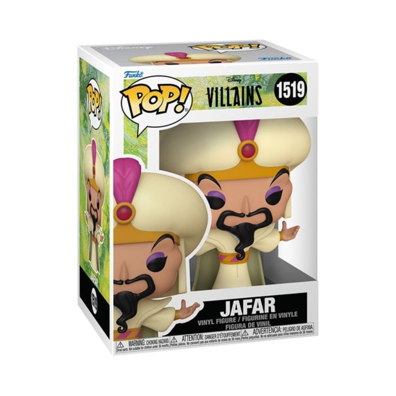 Jafar #1519 Funko Pop! Disney Villains: Aladdin - Approx. 5" Collectible Vinyl Figure with Case