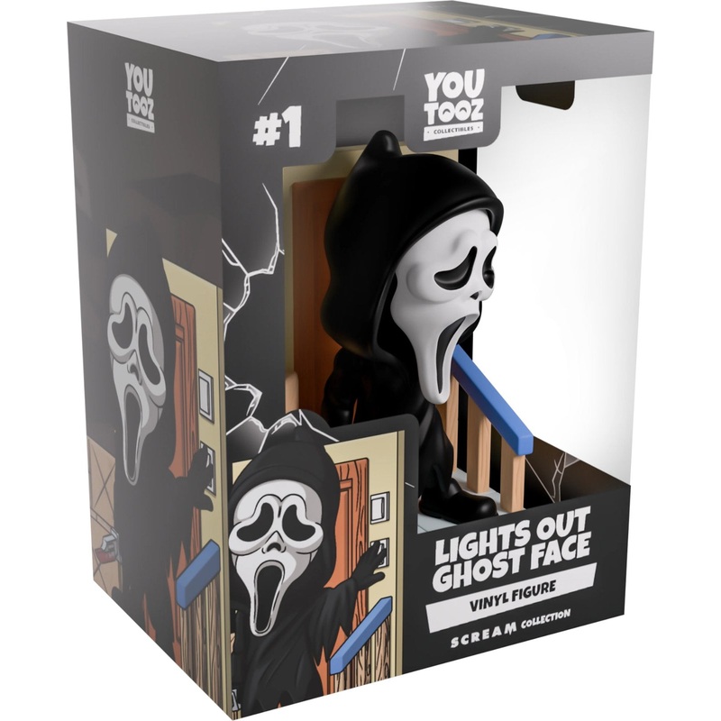 Lights Out Ghost Face Youtooz Scream Collection - Approx. 4.9" Collectible Vinyl Figure #1 with Window Display Box