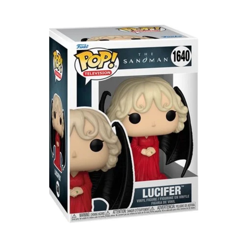 Lucifer Funko Pop!  Television: The Sandman - Approx. 3 3/4" Collectible Vinyl Figure #1640 with Display Box Protector Case