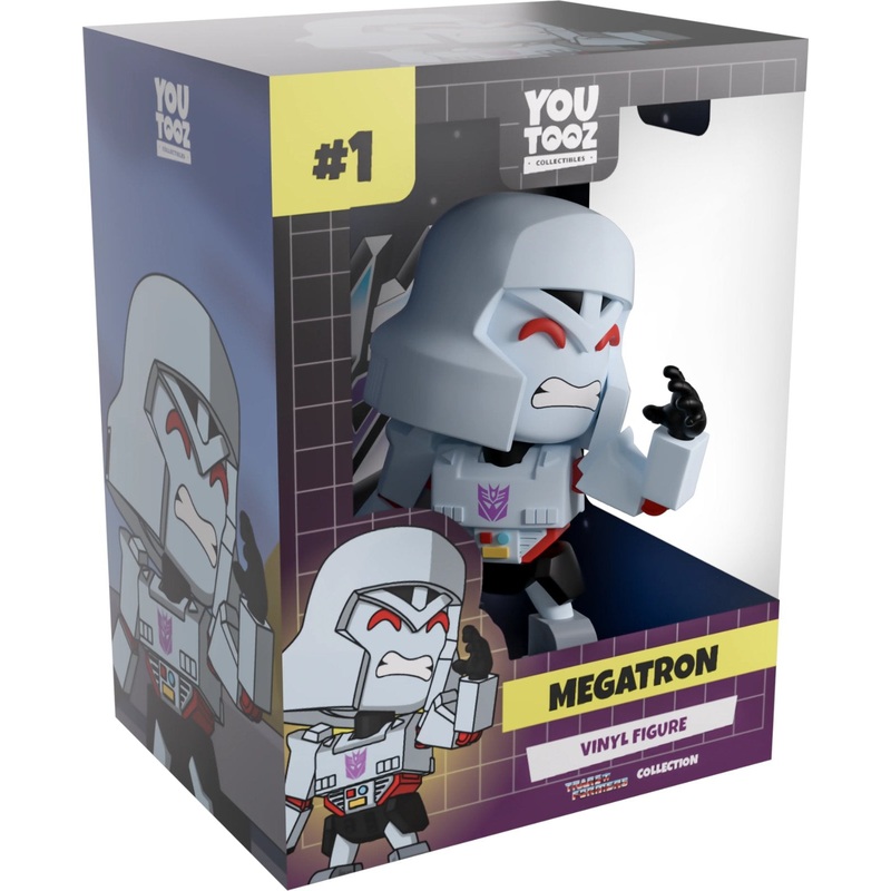 Megatron Youtooz Transformers Collection - Approx. 4.5" Collectible Vinyl Figure #1 with Window Display Box