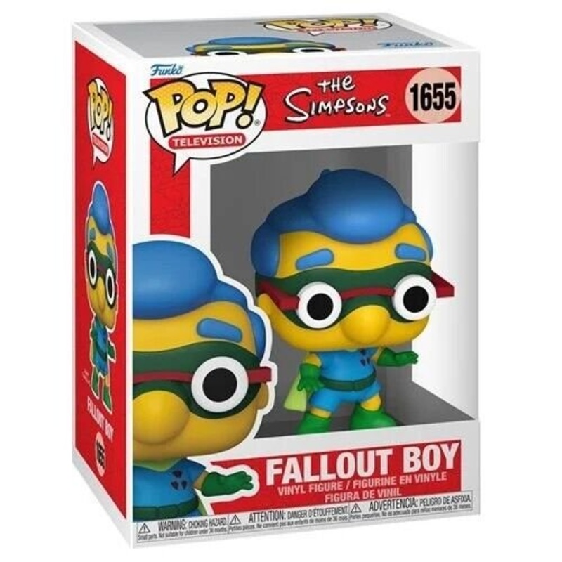 Milhouse as Fallout Boy Funko Pop! Television The Simpsons - Approx. 3 3/4" Collectible Vinyl Figure #1655 with Display Box Protector Case