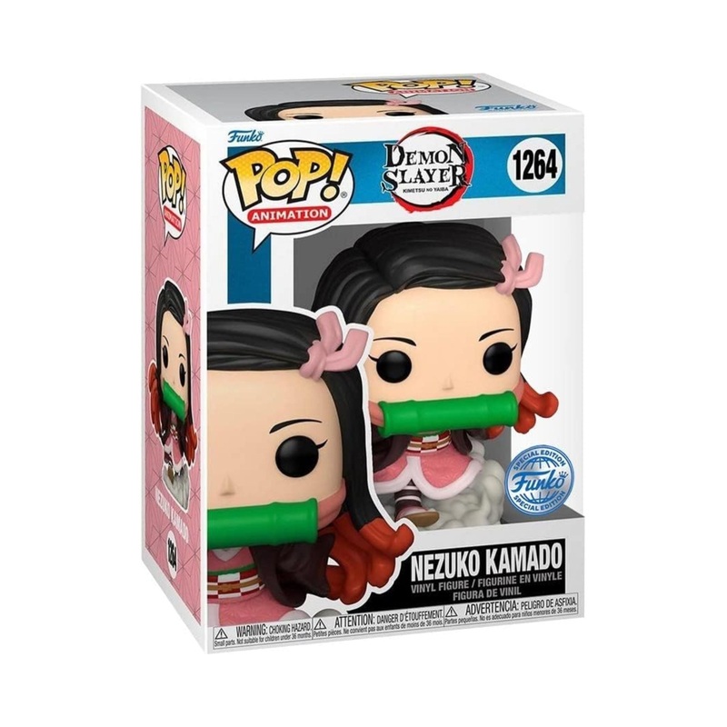 Nezuko Kamado Funko Pop! Animation Demon Slayer Kimetsu no Yaiba - Special Edition - Approx. 4" Collectible Vinyl Figure #1264 with Display Box Protector Case