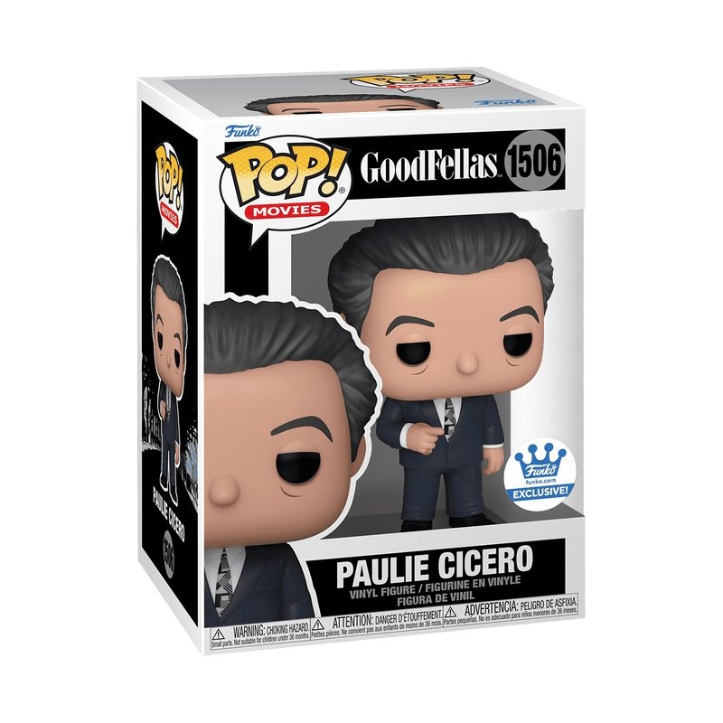 Paulie Cicero Funko Pop! Movies Goodfellas - Approx. 4.12" Exclusive Collectible Vinyl Figure #1506 with Display Box Protector Case