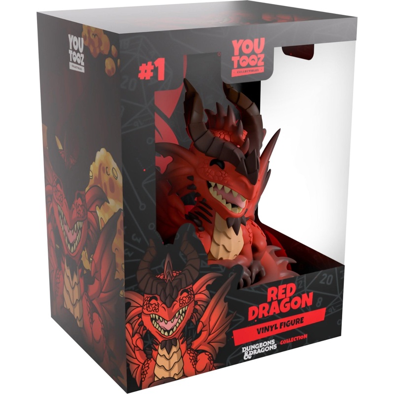Red Dragon Youtooz Dungeons and Dragons Collection - Approx. 4.8" Collectible Vinyl Figure #1 with Window Display Box (PRE-ORDER)
