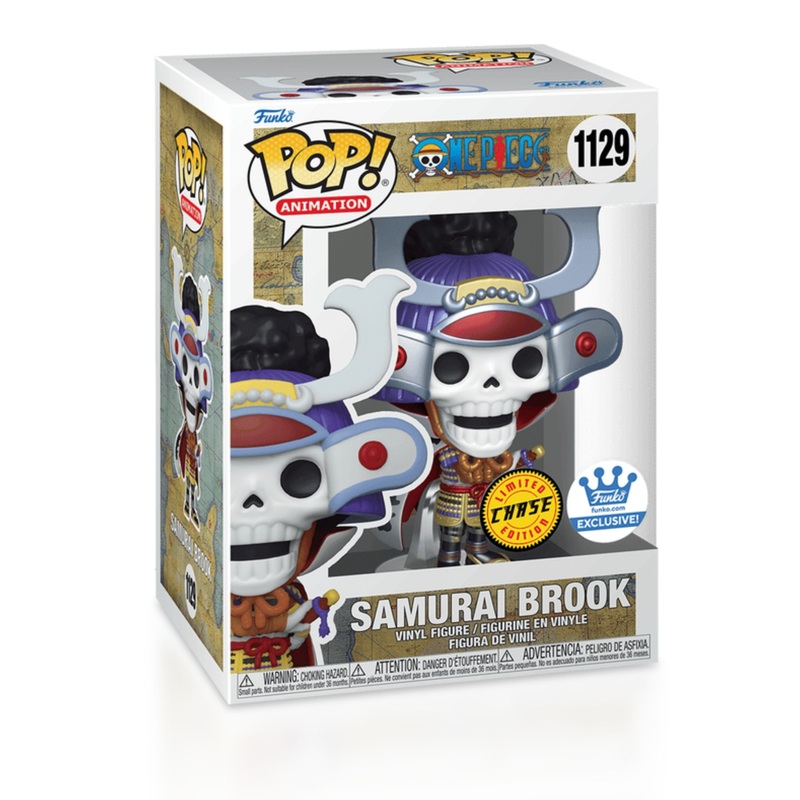 Samurai Brook #1129 Funko Pop! Animation One Piece - Approx. 5.29" Collectible Exclusive Chase Limited Edition Vinyl Figure