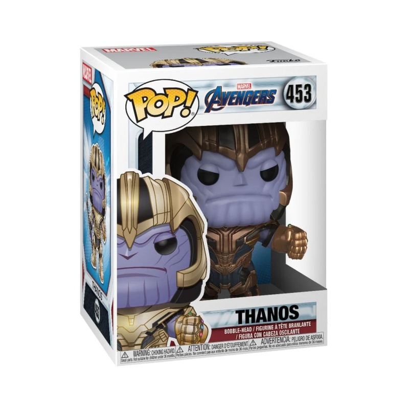 Thanos Funko Pop! Marvel Avengers: Endgame  - Approx. 3 3/4" Collectible Vinyl Figure #453 with Display Box Protector Case
