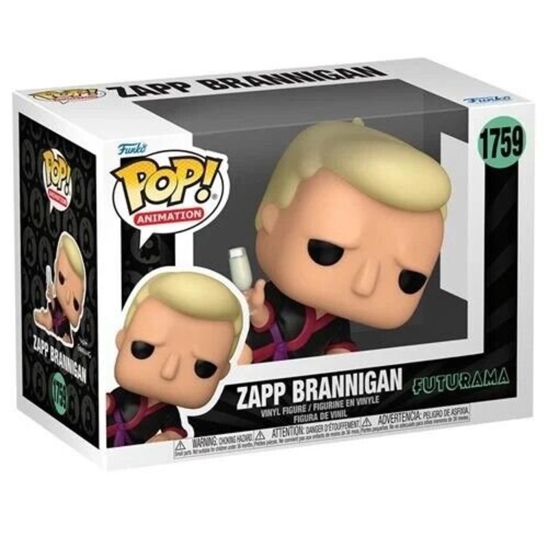 Zapp Brannigan #1759 Funko Pop! Animation Futurama - Approx. 2 3/4" Collectible Vinyl Figure