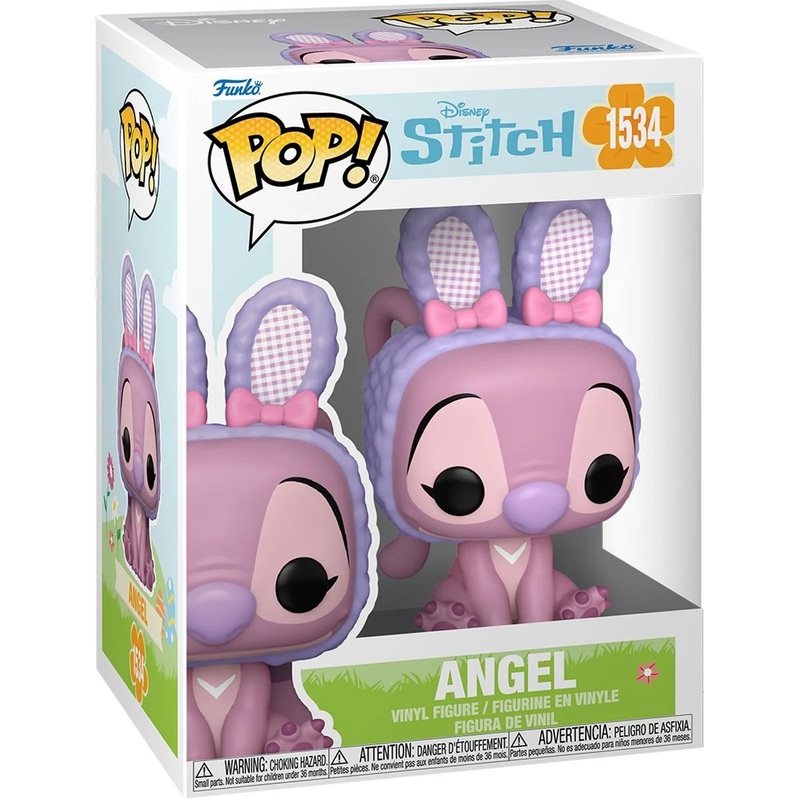 Angel Funko Pop! Disney Lilo and Stitch Easter - Approx. 4" Collectible Vinyl Figure #1534 with Display Box Protector Case