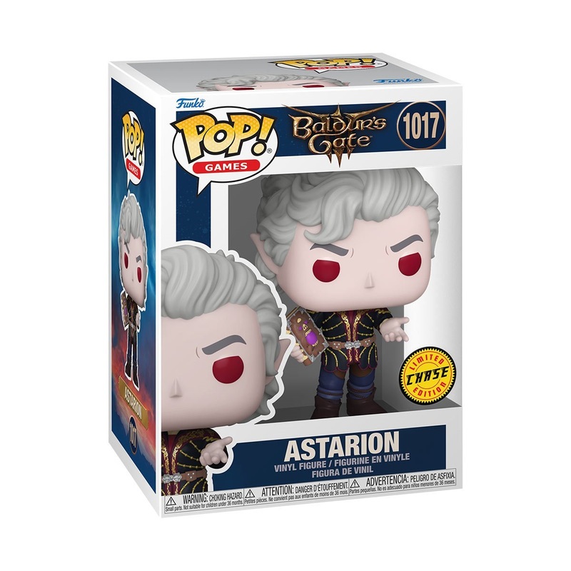 Astarion Funko Pop! Games Baldur's Gate 3 - Approx. 4 1/4" Collectible CHASE Vinyl Figure #1017 with Display Box Protector Case