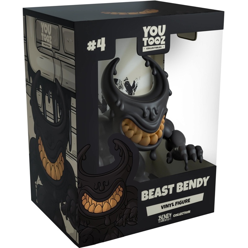 Beast Bendy Youtooz Bendy and the Dark Revival Collection - Approx. 3.9" Collectible Vinyl Figure #4 with Window Display Box