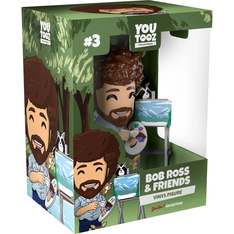 Bob Ross and Friends Youtooz Bob Ross Collection - Approx. 5" Collectible Vinyl Figure #3 with Window Display Box