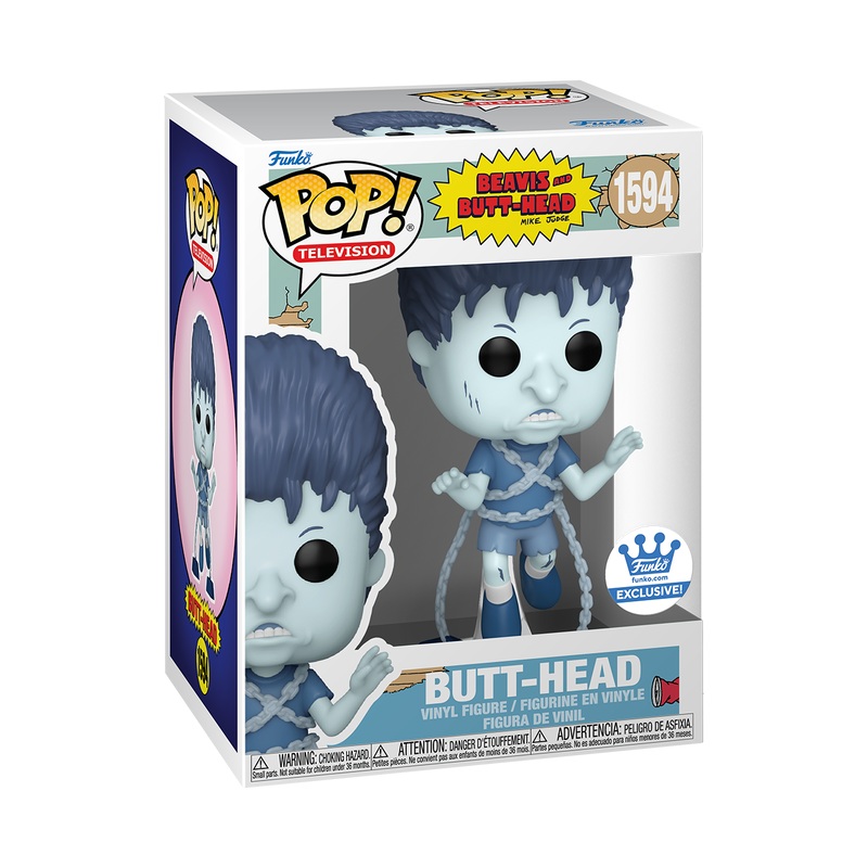 Butt-Head (Ghost) #1594 Funko Pop! Television Beavis and Butt-Head Mike Judge - Approx. 5.35" Exclusive Collectible Vinyl Figure