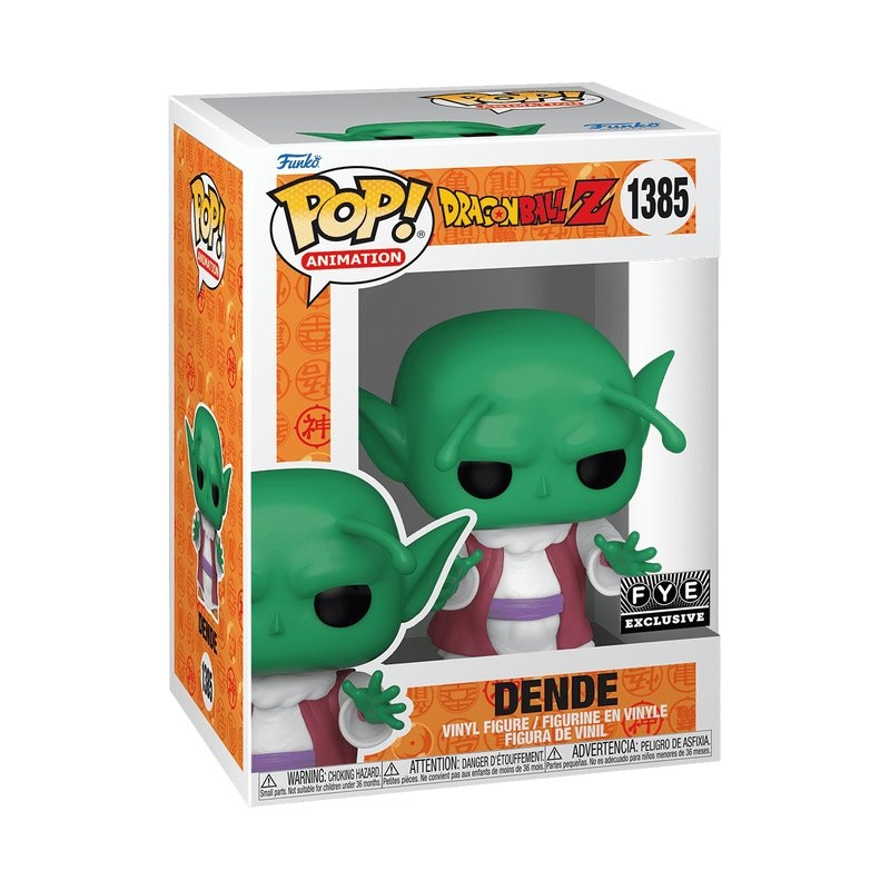 Dende Funko Pop! Animation Dragon Ball Z - Approx. 2.9" FYE Exclusive Vinyl Figure #1385 with Display Box Protector Case