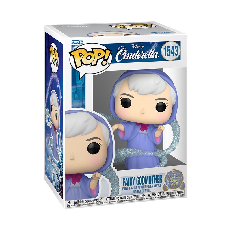 Fairy Godmother Funko Pop! Disney Cinderella 75th Anniversary - Approx. 3 3/4" Collectible Vinyl Figure #1543 with Display Box Protector Case