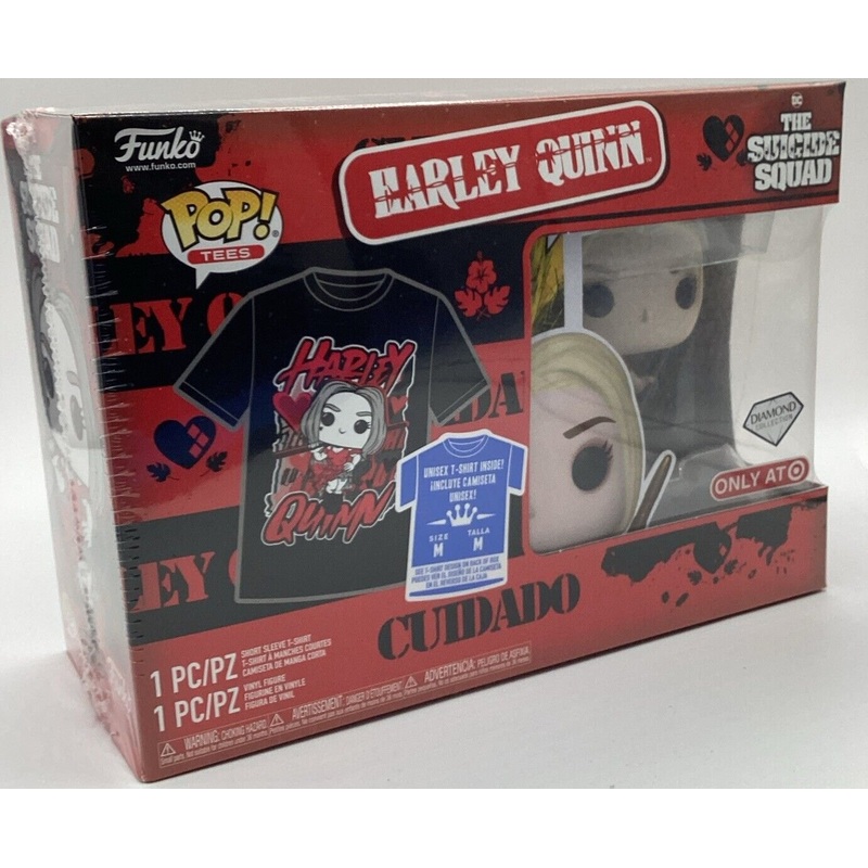 Funko POP Tees DC Harley Quinn Diamond Medium Target Exclusive