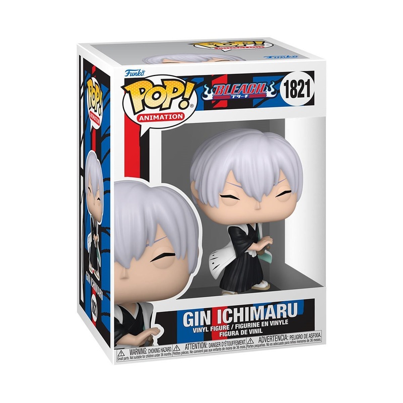 Gin Ichimaru Funko Pop! Animation Bleach - Approx. 4" Collectible Vinyl Figure #1821 with Display Box Protector Case