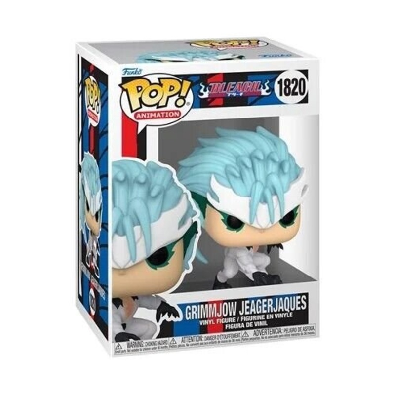 Grimmjow Jeagerjaques Funko Pop! Animation Bleach - Approx. 4" Collectible Vinyl Figure #1820 with Display Box Protector Case