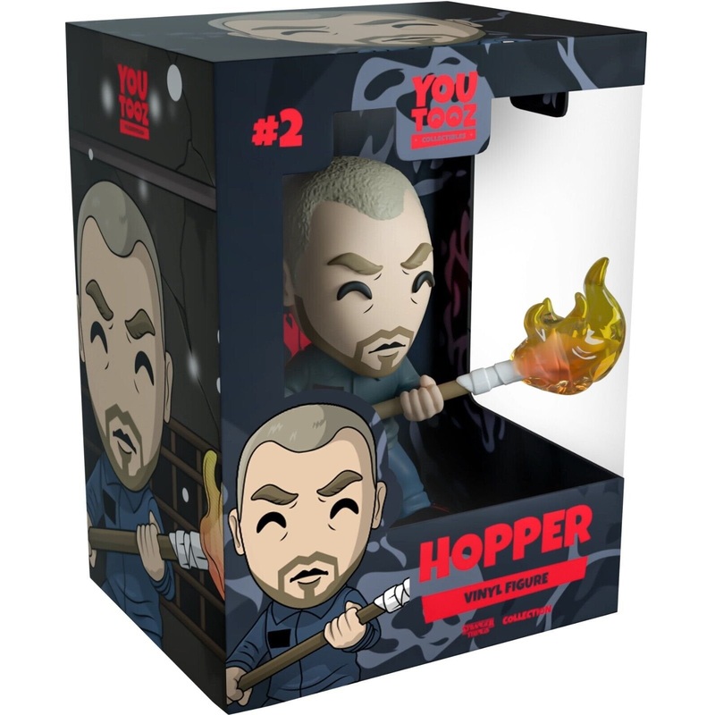 Hopper Youtooz Stranger Things Collection - 4.4" Collectible Vinyl Figure #2 with Window Display Box